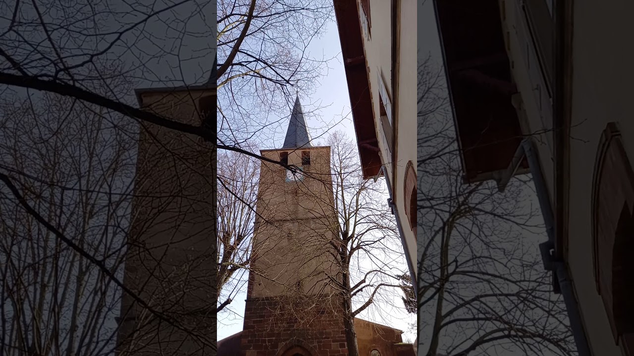 Sonnerie des heures+angélus Eglise protestante Dorlisheim