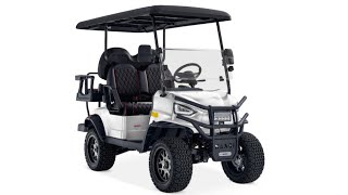 4 Passenger Electric Cart Review Powerful 5000W Motor, 28 Mile Range, Golf Utv With Lithium Battery