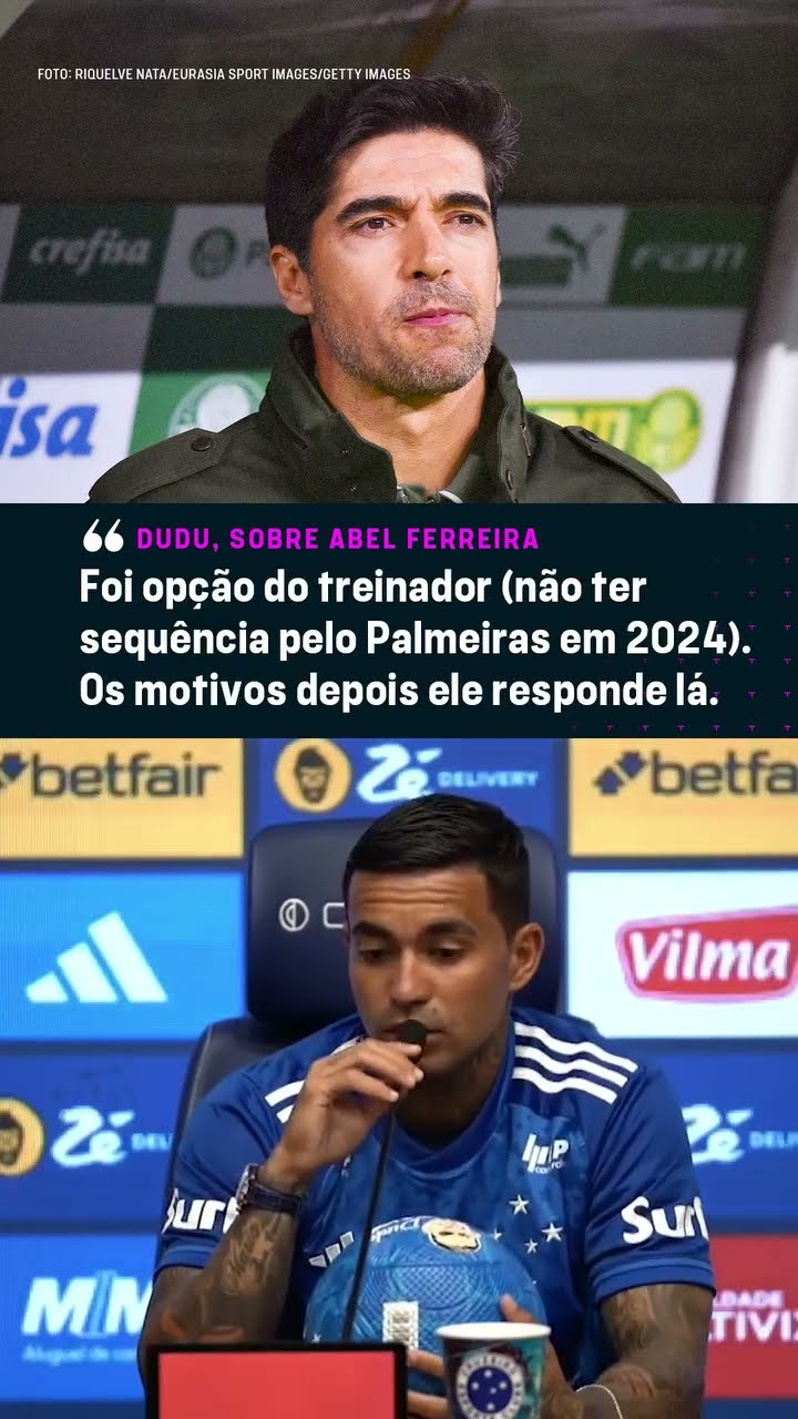EITA! ? DUDU FALA SOBRE NÃO TER SIDO UTILIZADO POR ABEL NO PALMEIRAS EM 2024!