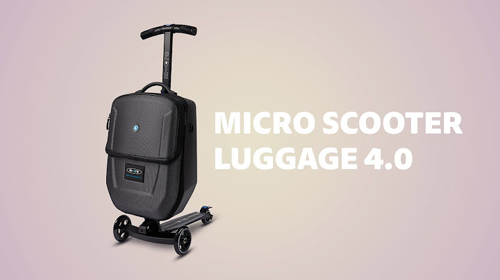 Micro Scooter Luggage 4.0 - Trolley and scooter all in one
