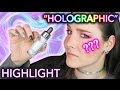 Testing "Holographic" Liquid Highlighter | CoverFX Halo drops
