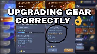 MU ORIGIN 2 Upgrading gear correctly and get a great excellent stats