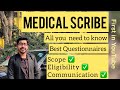 Medical scribe  all you need to know i roadmap i questionnaire i first in youtube i collaboration 