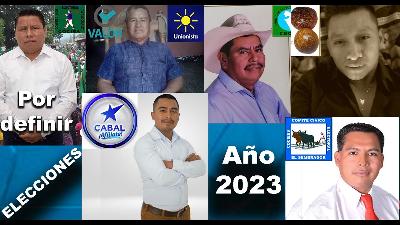 Candidatos a alcaldes