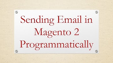Sending Email in Magento 2 Programmatically
