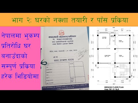 २. घरको नक्सा तयारी र पास प्रकृया - House Plan and its Municipal Requirements