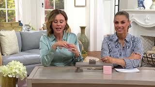 Diamonique Classics Round & Princess Ring, Sterling Silver on QVC