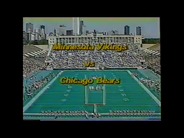 1979-09-09 Minnesota Vikings vs Chicago Bears 