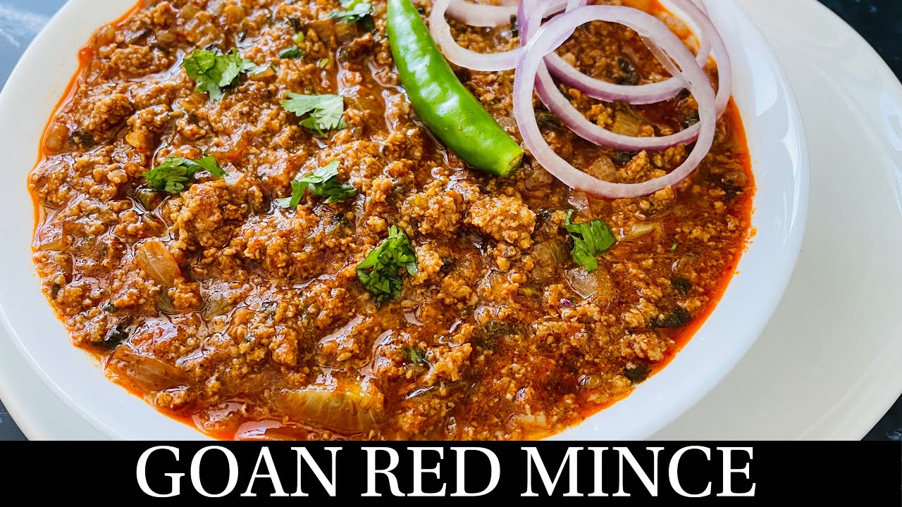 Goan Red Beef Mince Recipe Masala Mince Recipe Kheema Masala Goan