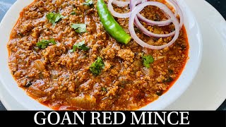 Goan Red Beef Mince Recipe | Masala Mince Recipe | Kheema Masala | Goan Recipes- By Natasha