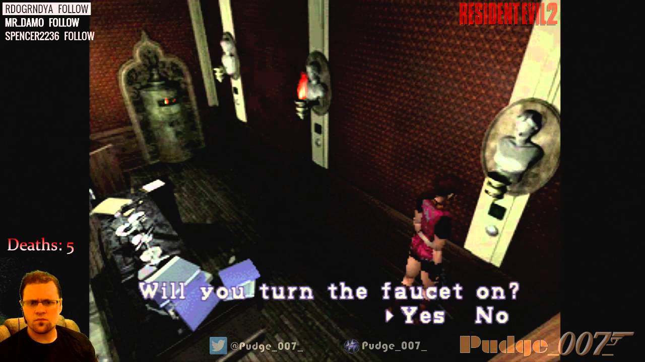 Tyrant T-00 (Mr. X) All Encounters, Resident Evil 2 (PS1), on Make a GIF