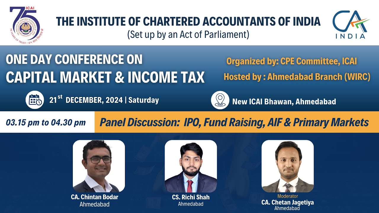 Pannel Discussion : IPO, Fund Raising, AIF & Primary Markets