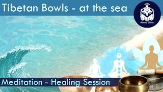 Tibetan bowls at the edge of the sea | Healing Session - Gladius Musica