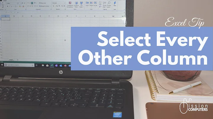 Select Every Other Column in Microsoft Excel