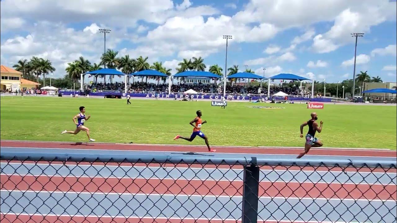 Miramar invitational men 400m dash 2023 YouTube