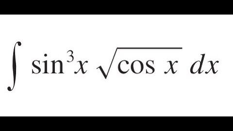 How to Integrate ∫sin³(x) √(cos(x)) dx Using Substitution