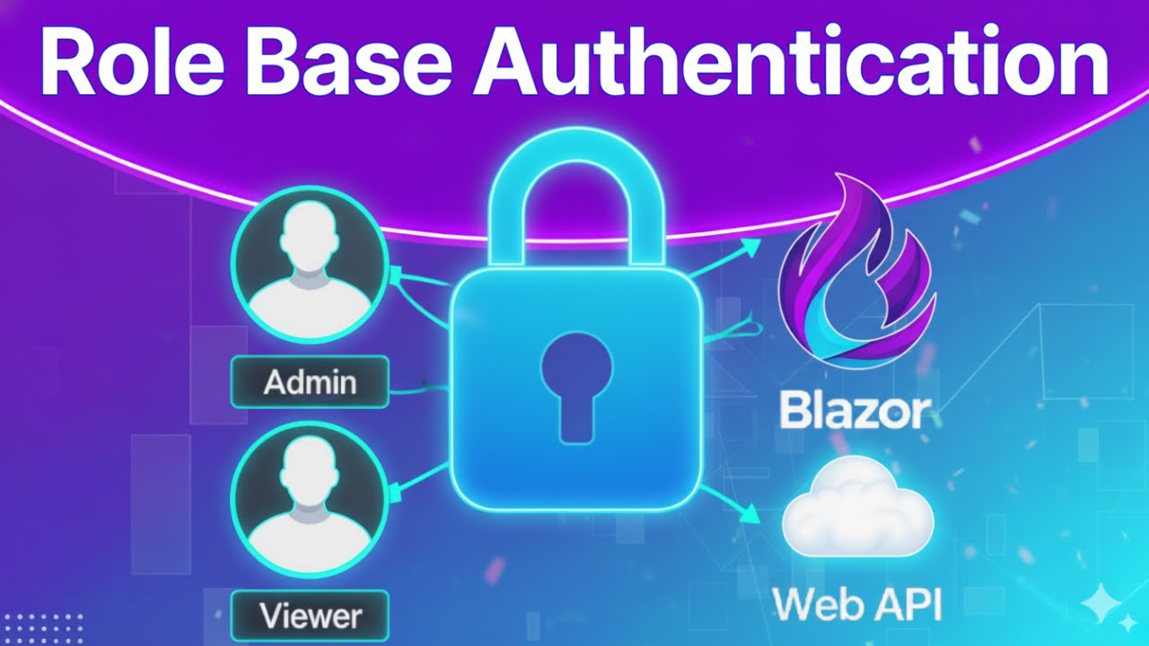 Role based authentication in blazor | web app | web api | .net aspire ...