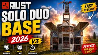 NEW SOLO DUO BASE 2026 V3 🔥 Easy &amp; Strong Rust Base