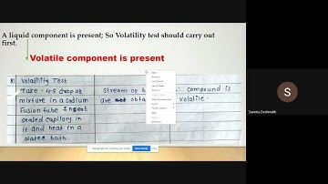 Ternary Mixture separation S S L (volatile) Part A