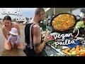 Attempting to make a vegan paella Valenciana &amp; beach day!