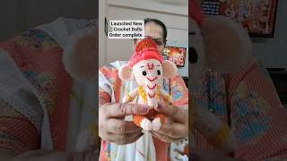 Feeling happy and tired both my order is complete #crochet #ganesha #crochetdoll #crochetprojects