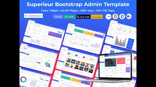 Superieur Cryptocurrency Bootstrap Premium Admin Template