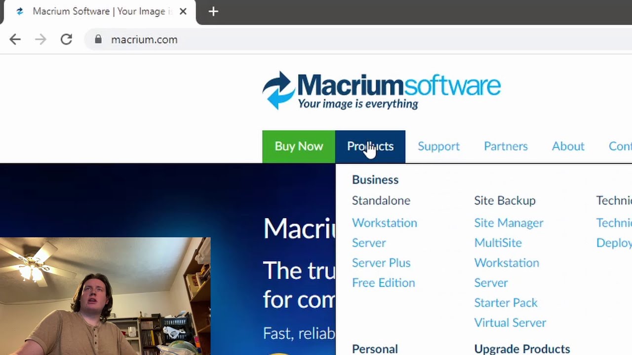 how to use macrium reflect to image a hard drive