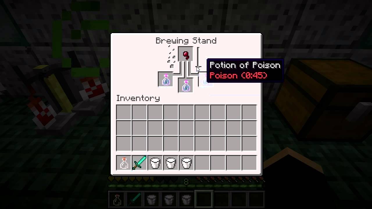 Minecraft Blocks & Items: Poison Potion - YouTube