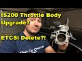 Lexus IS200 Throttle Body Upgrade - 1GFE Non ETCSi GX100 Throttle body conversion