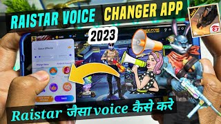 😍 Raistar Jaisa Voice Kaise Kare | How To Change Voice Like Raistar 2023| Raistar Voice Changer App screenshot 2