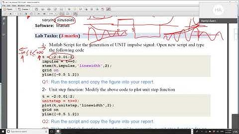 Generation of Basic Signals using Matlab