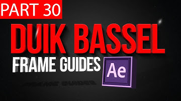 Duik Bassel Tutorial Part 30 of 30 Frame Guides|After Effects,Motion Graphics,2D Animation,Rigging