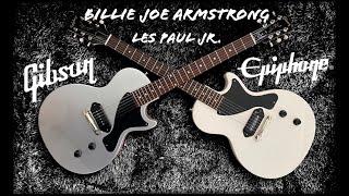 Gibson vs Epiphone, Billie Joe Armstrong Les Paul Jr Deepdive + sound test.