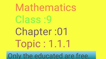 Maths class 9 || Chapter 1|| Topic 1.1.1 complete || rows and columns of matrix