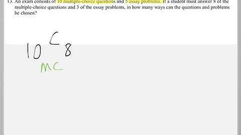 Math 118 : 4.2 #13 (Mathematical Explorations Tutorial : Permutations & Combinations)