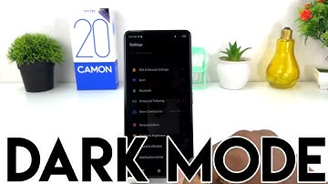 How To Enable DARK MODE in Tecno Camon 20