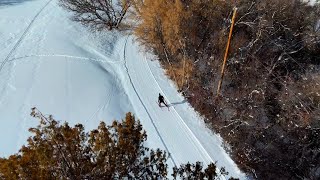 Cross-country skiing at Mountain Dell, Utah. ( DJI 4 Mini Pro ) Viktor Hald Thorup