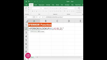 IFERROR Function in MS Excel | Excel Shorts | #Excelhurdles #shorts