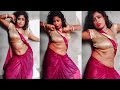Hot bhabhi sexy navel curvy belly raunchy waist seductive dance moves sexy saree || Viral Desi Reelz
