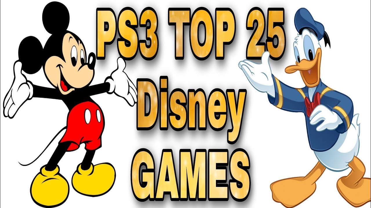 PS3 TOP 25 Disney Games || Disney Games on PS3 || TOP 25 Disney Games on PS3  - YouTube