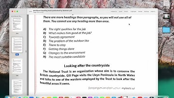 MULTILEVEL READING PART 3 EXERCISE 10