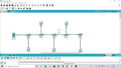 Membuat topologi jaringan Bus di Cisco Packet Tracer