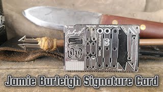 Jamie Burleigh Signature Trapping Card Overview.
