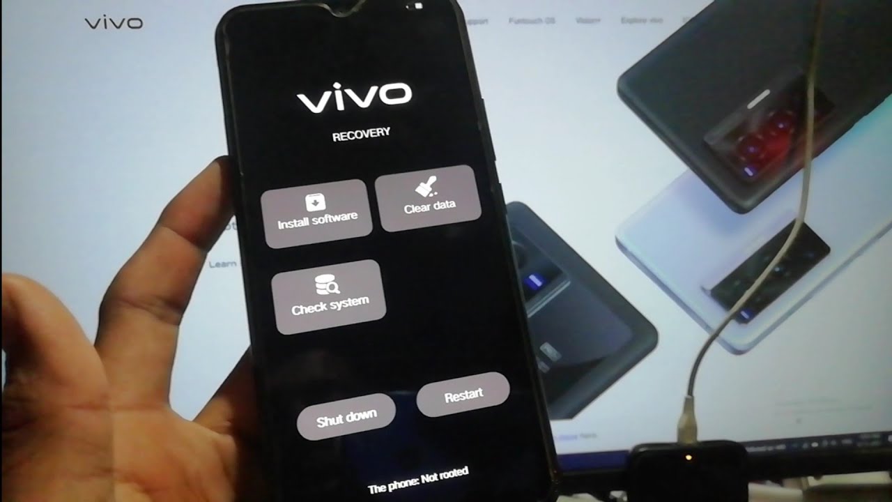 Vivo сброс до заводских