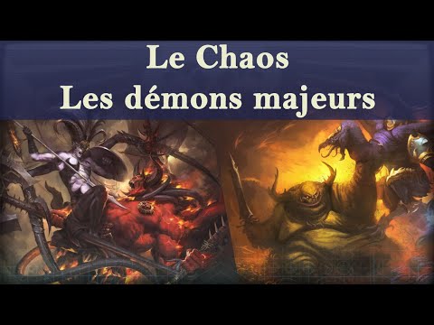 Warhammer 40K Lore - The Chaos - Greater Daemons