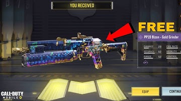 How to Get FREE PP19 Bizon - Gold Grinder in COD Mobile