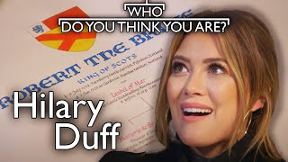 Hey now, is Hilary Duff related to royalty?