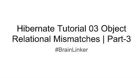 Hibernate Tutorial 03 Object Relational Mismatches | Part-3
