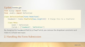 Solving the Django ModelForm Foreign Key Dropdown Issue: Allowing New Entries
