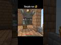 Temple Run... but it's Minecraft 🏃‍♂️💨" #shorts